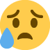 Disappointed but relieved face 😥